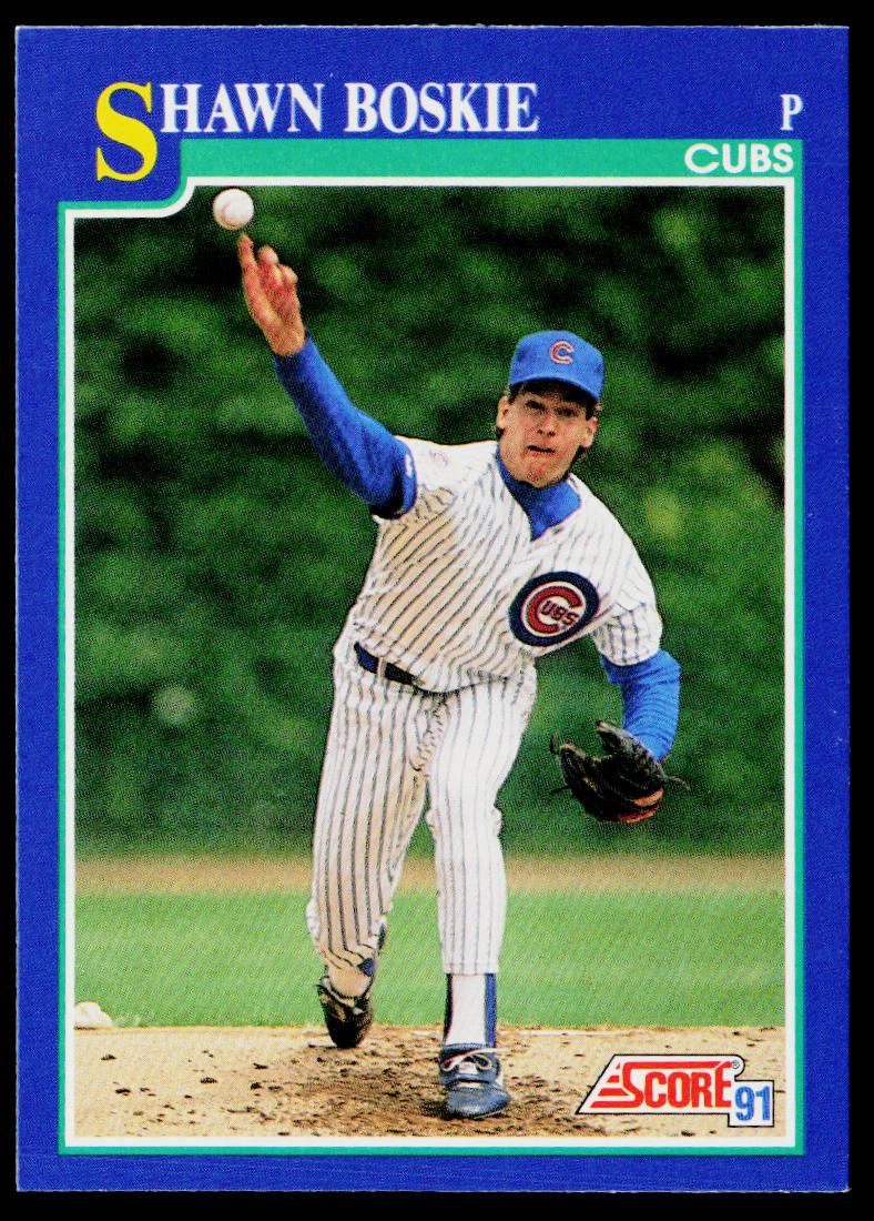 Shawn Boskie 1991 Score #59 Chicago Cubs