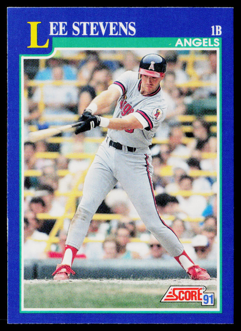 Lee Stevens 1991 Score #67 California Angels