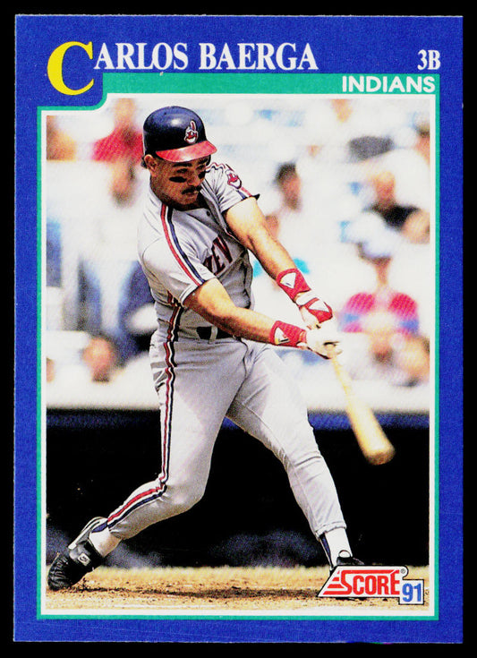 Carlos Baerga 1991 Score #74 Cleveland Indians
