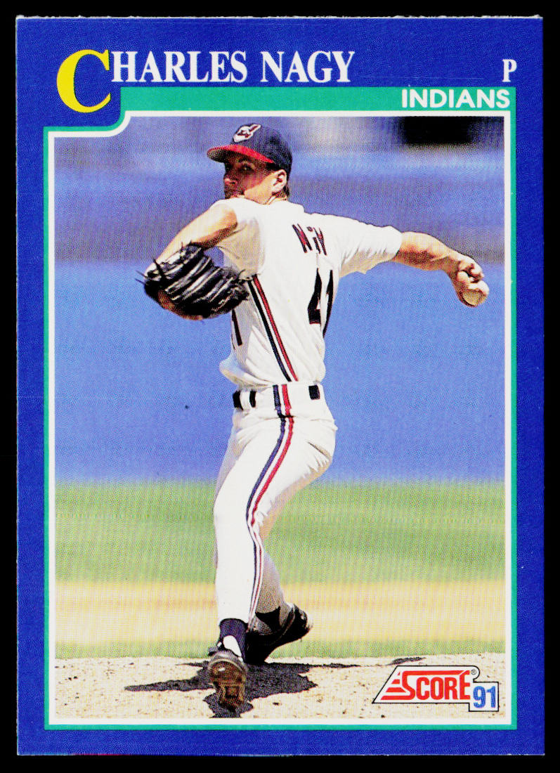 Charles Nagy 1991 Score #75 Cleveland Indians