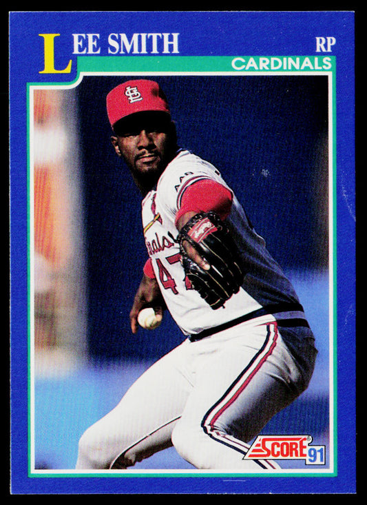 Lee Smith 1991 Score #81 St. Louis Cardinals