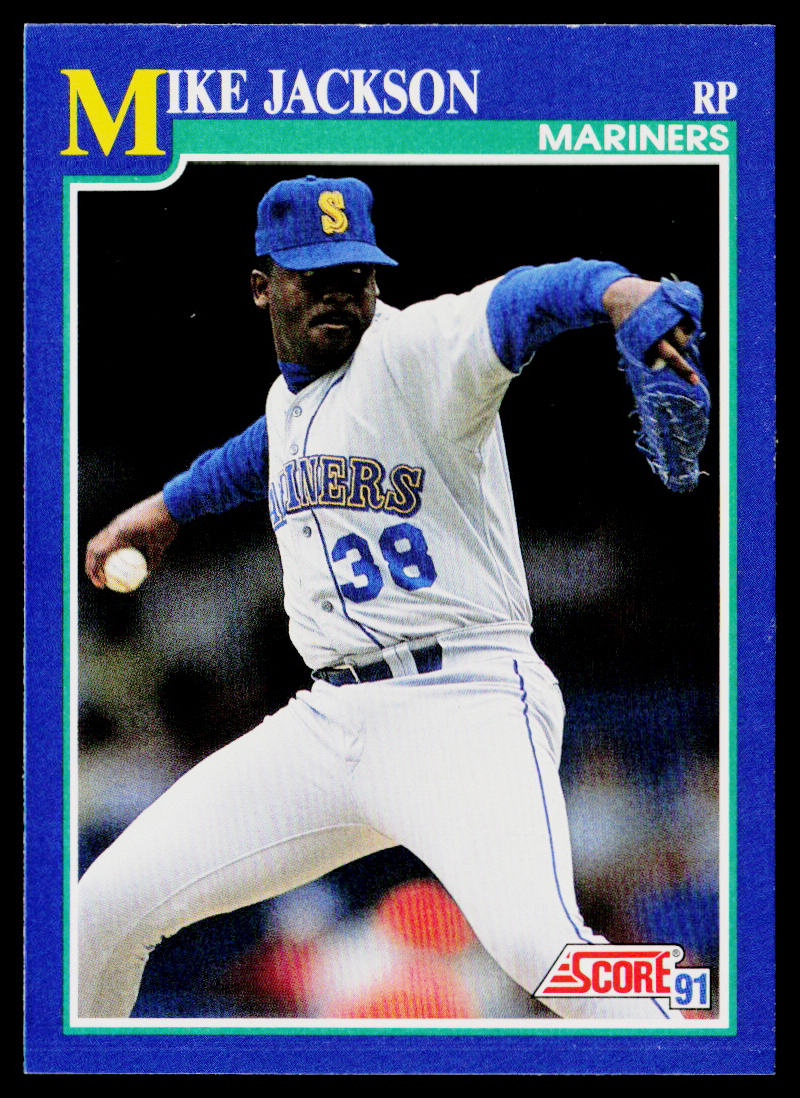 Mike Jackson 1991 Score #91 Seattle Mariners