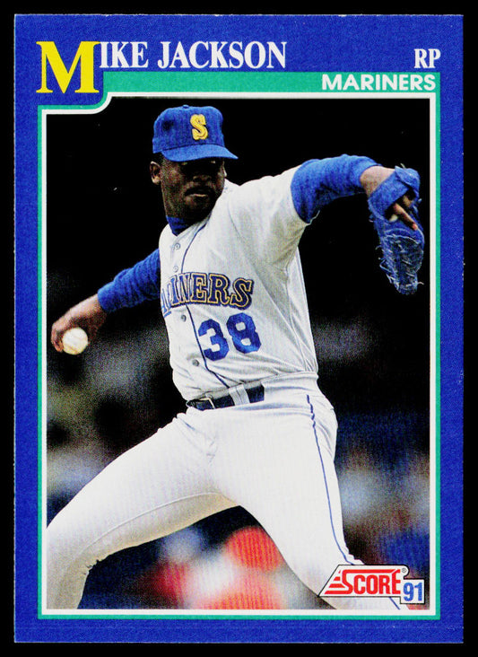 Mike Jackson 1991 Score #91 Seattle Mariners