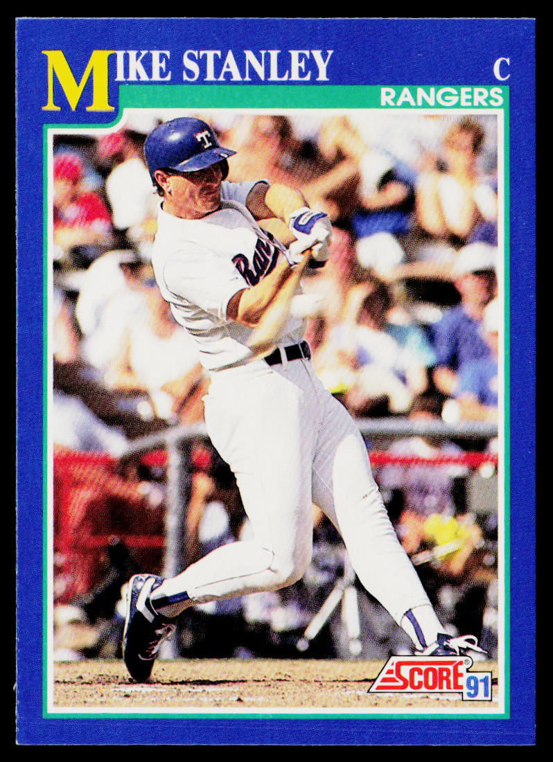 Mike Stanley 1991 Score #92 Texas Rangers