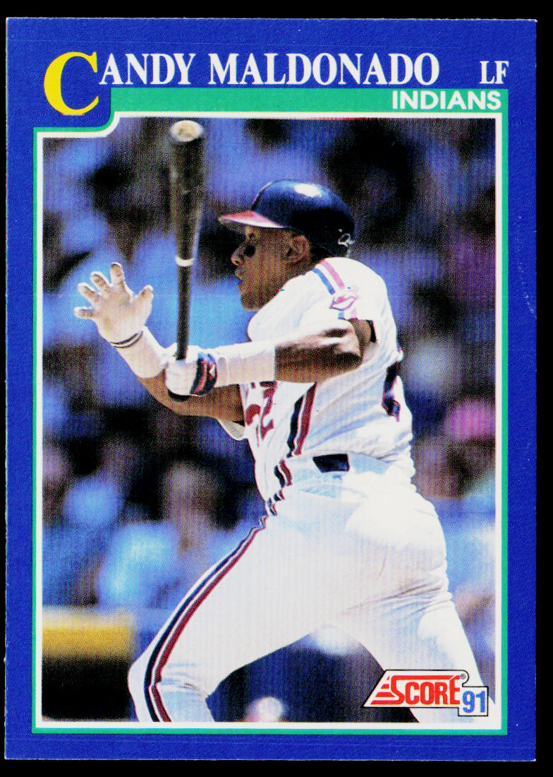 Candy Maldonado 1991 Score #93 Cleveland Indians