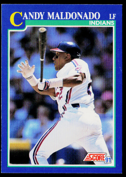 Candy Maldonado 1991 Score #93 Cleveland Indians