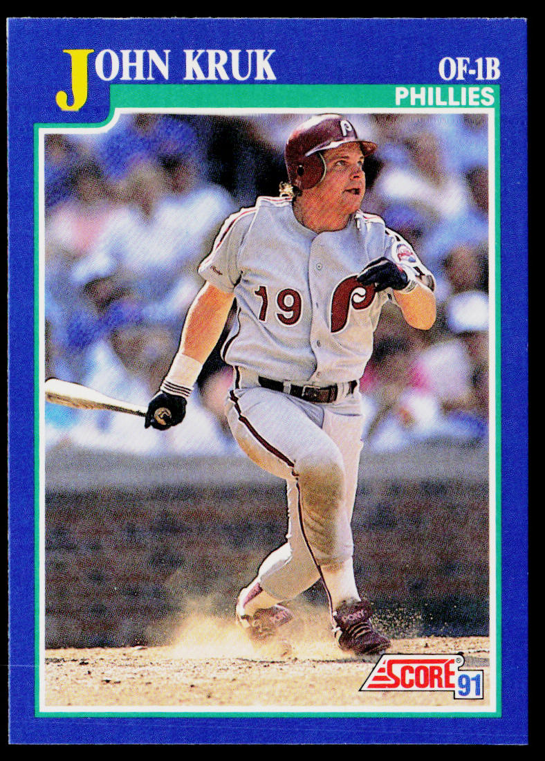 John Kruk 1991 Score #94 Philadelphia Phillies