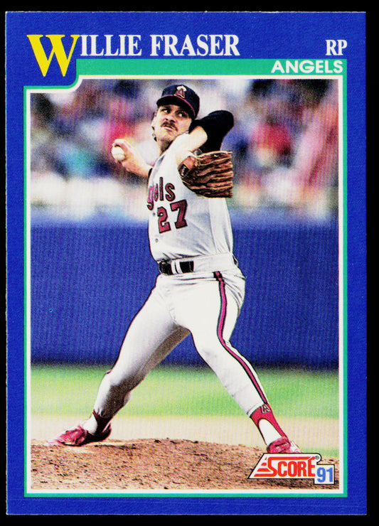 Willie Fraser 1991 Score #96 California Angels