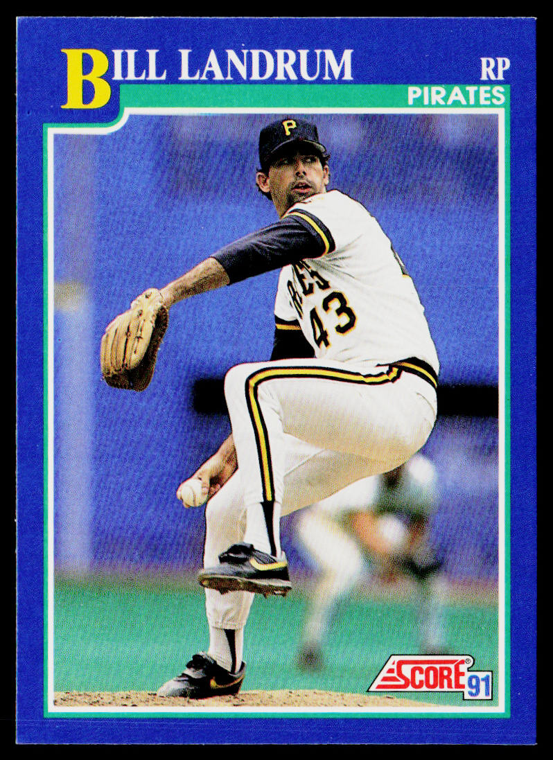 Bill Landrum 1991 Score #98 Pittsburgh Pirates