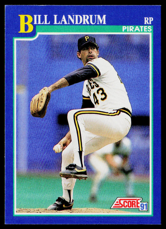 Bill Landrum 1991 Score #98 Pittsburgh Pirates
