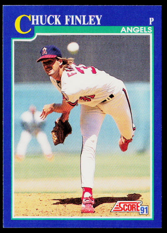 Chuck Finley 1991 Score #100 California Angels