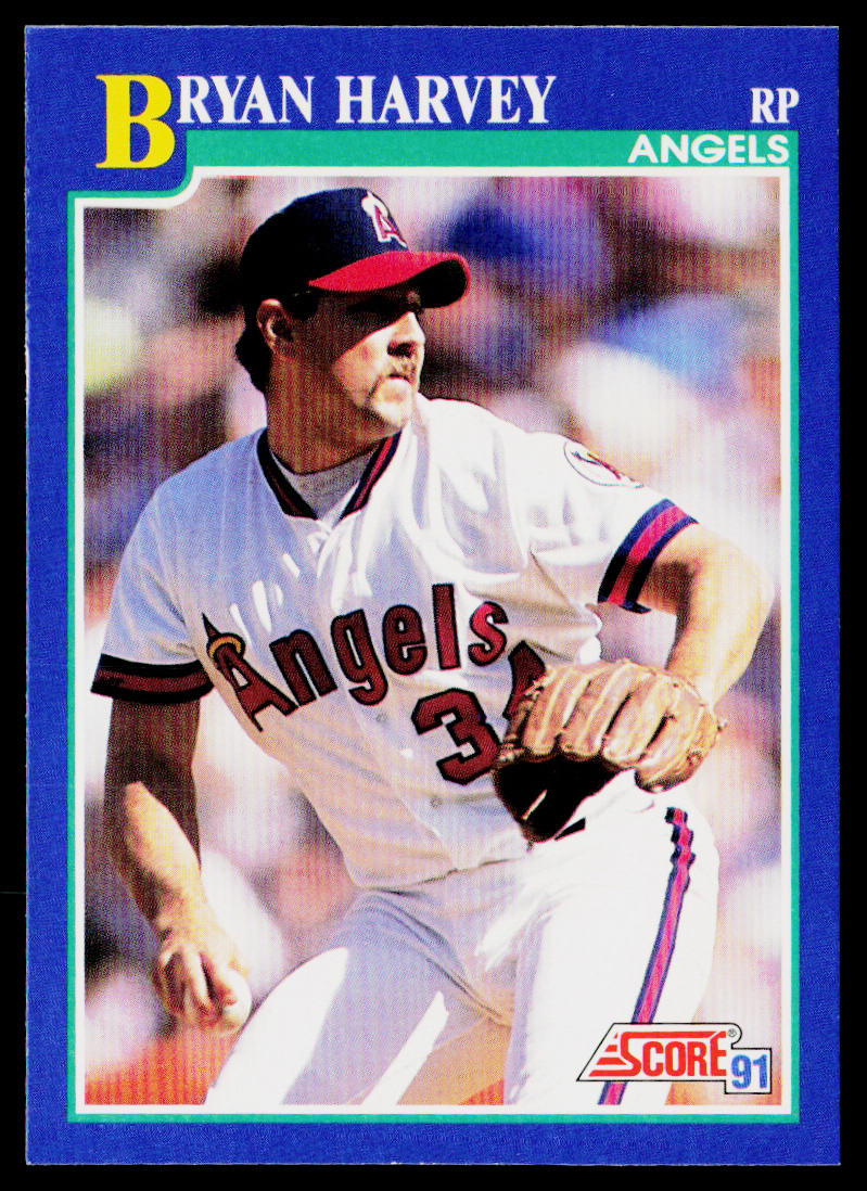 Bryan Harvey 1991 Score #108 California Angels