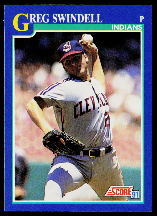 Greg Swindell 1991 Score #110 Cleveland Indians