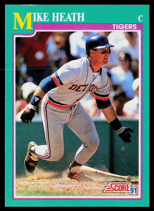 Mike Heath 1991 Score #112 Detroit Tigers