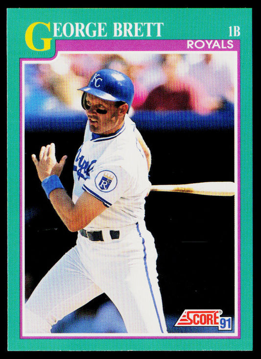 George Brett 1991 Score Promos #120 Kansas City Royals