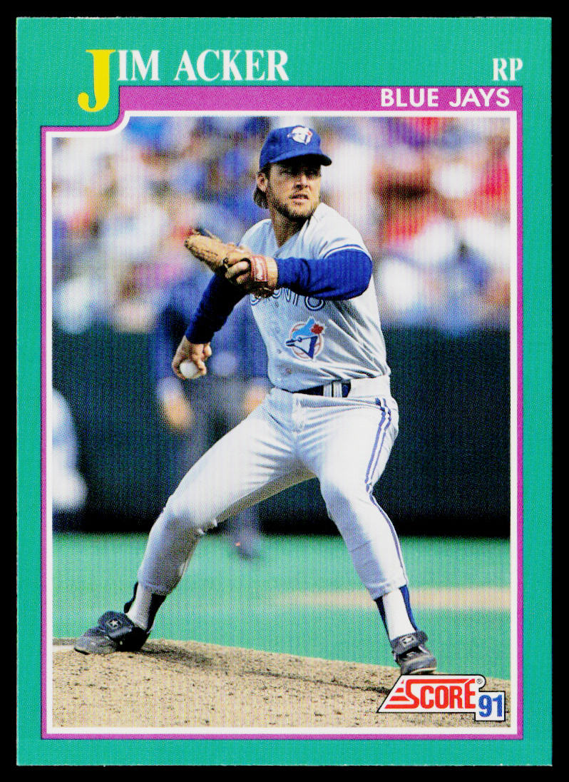 Jim Acker 1991 Score Promos #122 Toronto Blue Jays