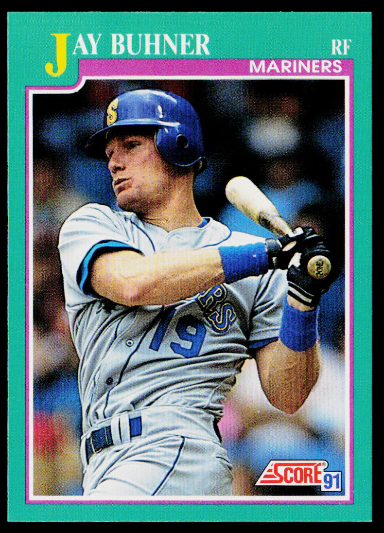 Jay Buhner 1991 Score Promos #125 Seattle Mariners