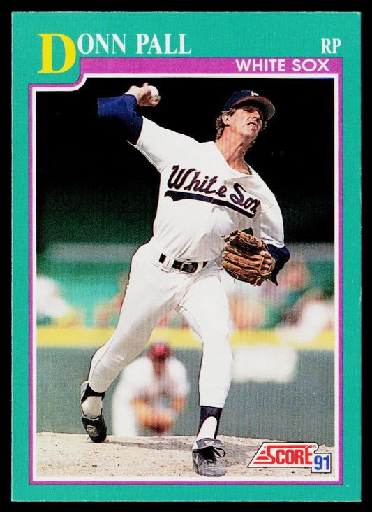 Donn Pall 1991 Score Promos #132 Chicago White Sox
