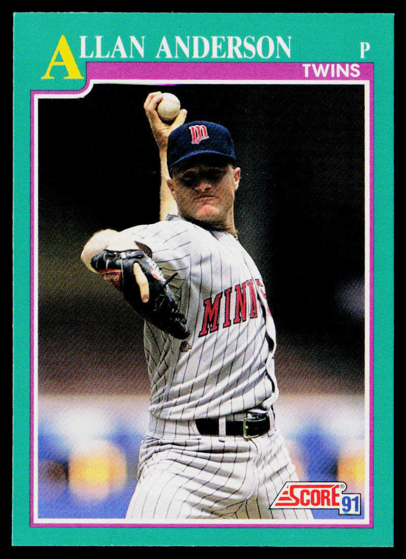 Allan Anderson 1991 Score #135 Minnesota Twins