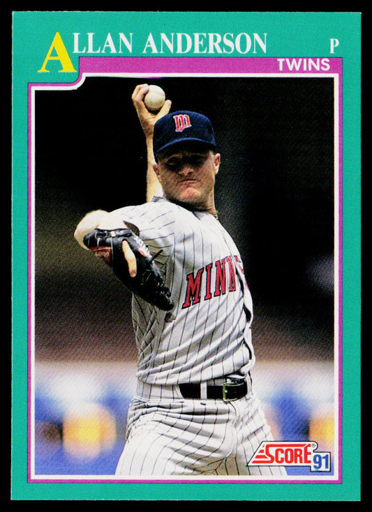 Allan Anderson 1991 Score #135 Minnesota Twins