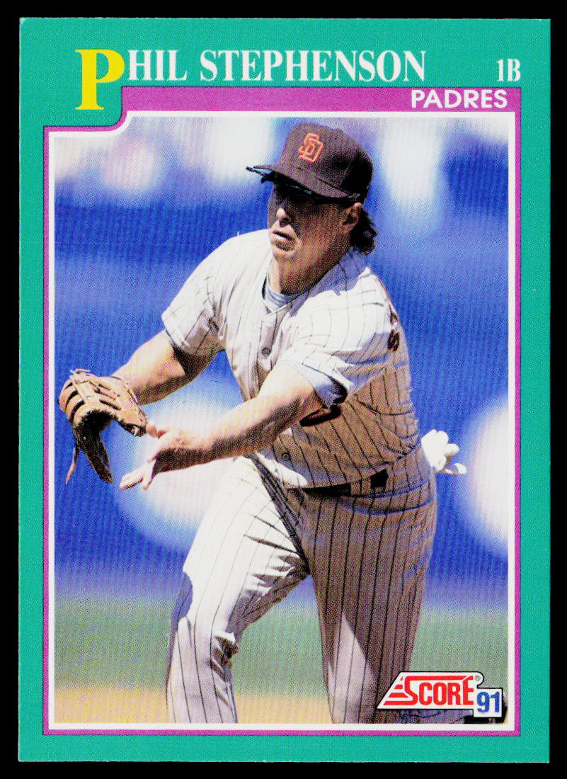 Phil Stephenson 1991 Score Promos #138 San Diego Padres