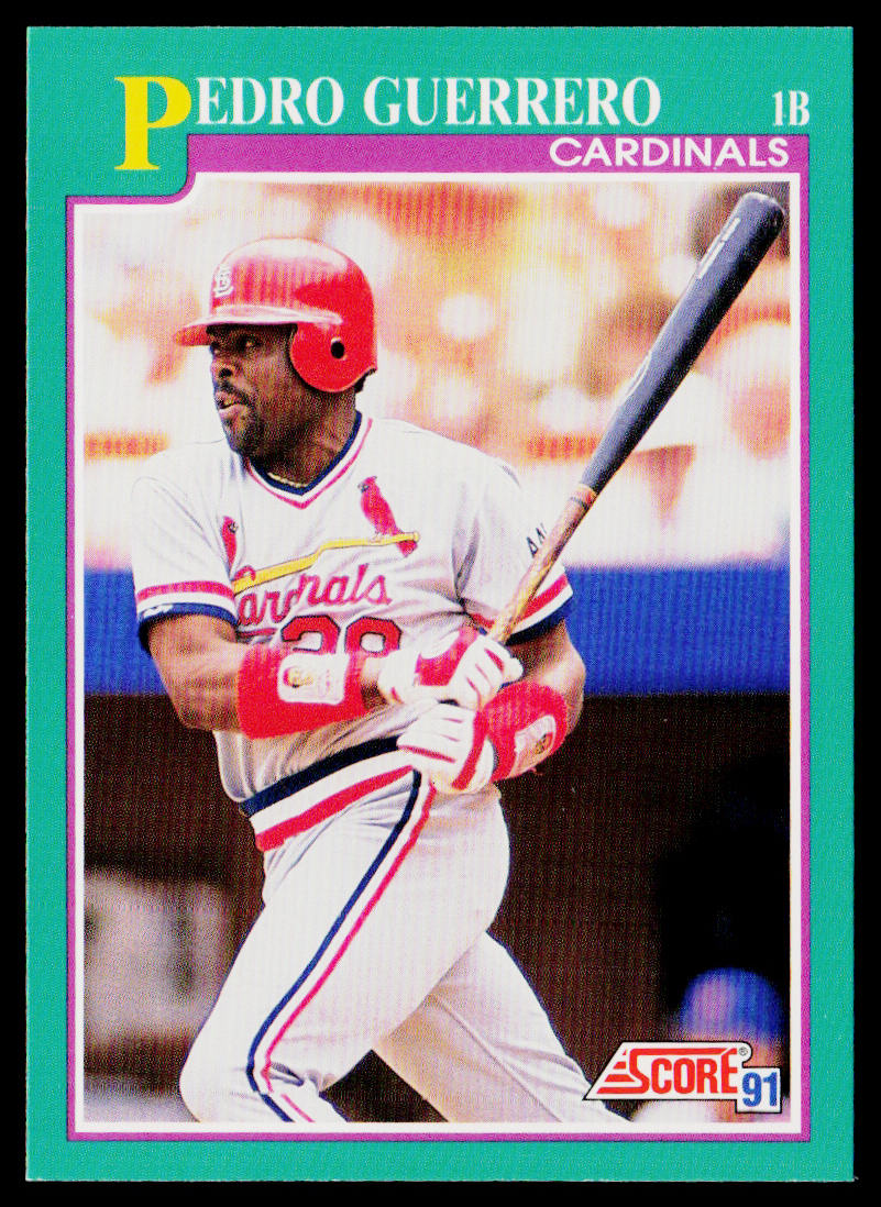 Pedro Guerrero 1991 Score #140 St. Louis Cardinals