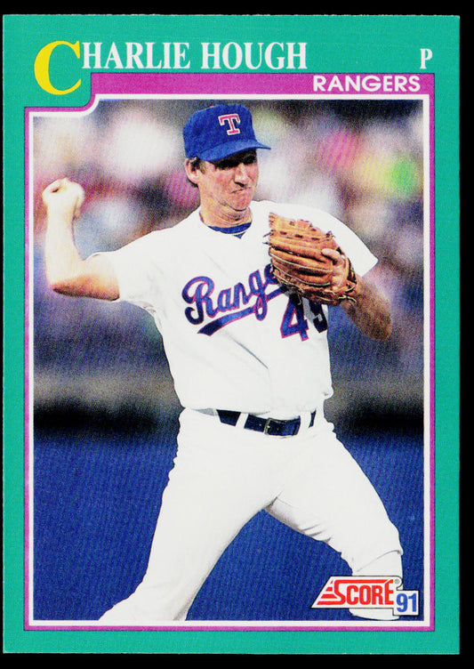 Charlie Hough 1991 Score #141 Texas Rangers