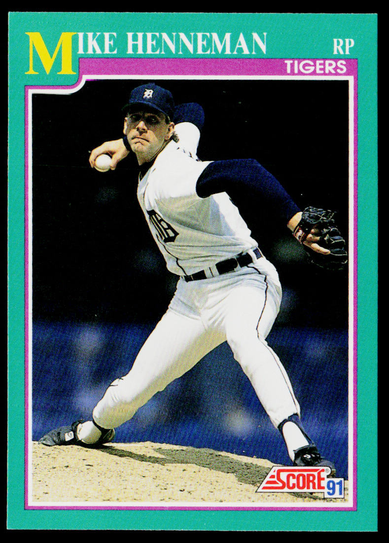 Mike Henneman 1991 Score #142 Detroit Tigers