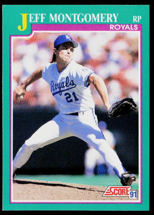 Jeff Montgomery 1991 Score #143 Kansas City Royals