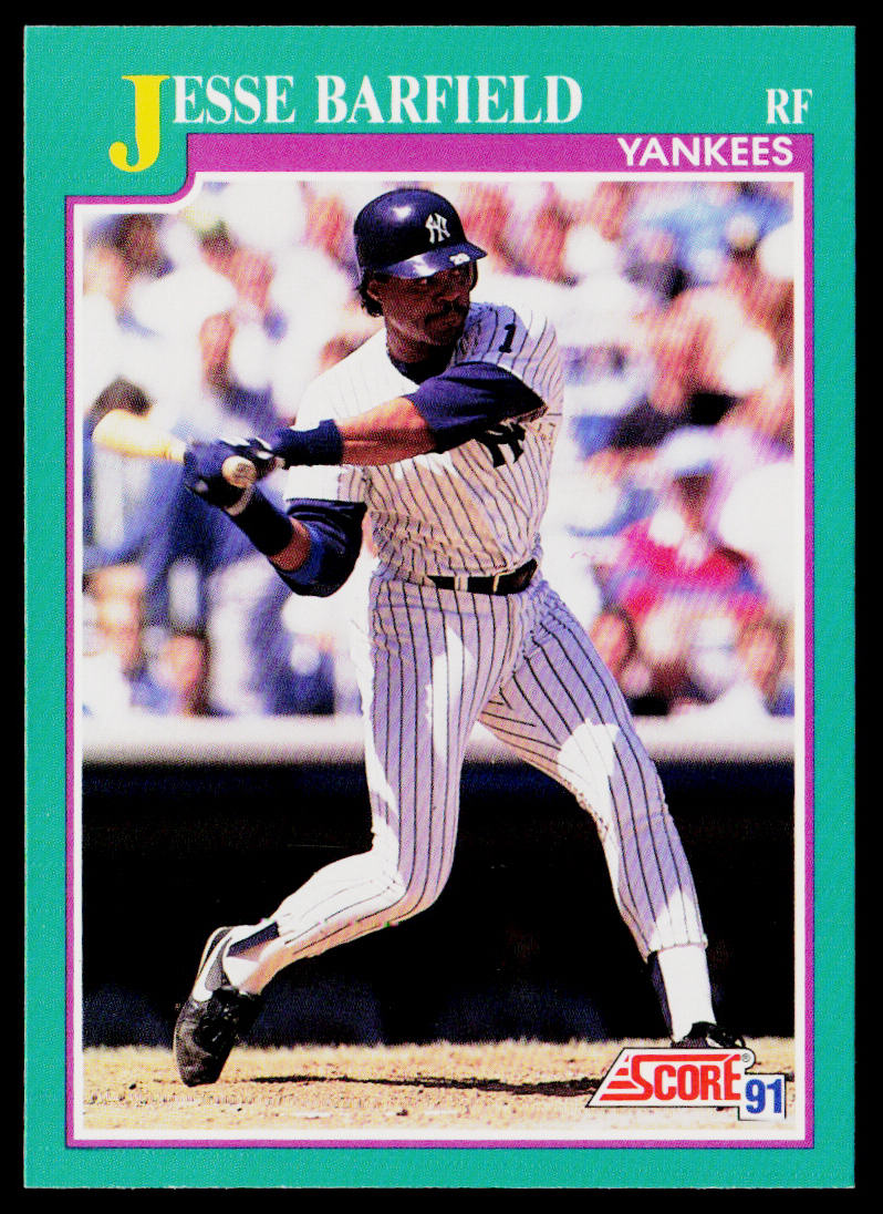 Jesse Barfield 1991 Score #148 New York Yankees