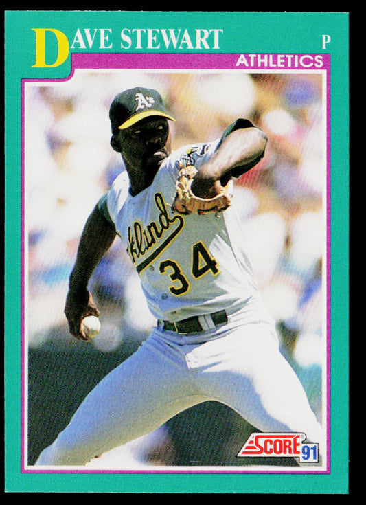Dave Stewart 1991 Score #150 Oakland Athletics