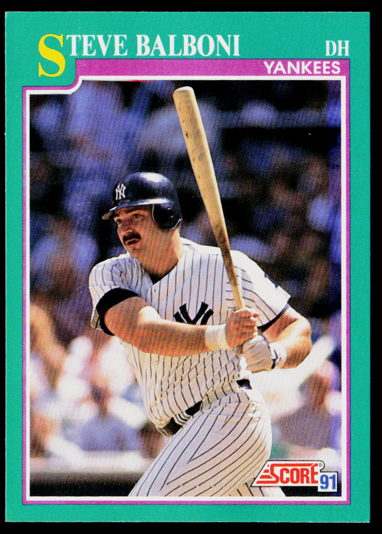 Steve Balboni 1991 Score #159 New York Yankees
