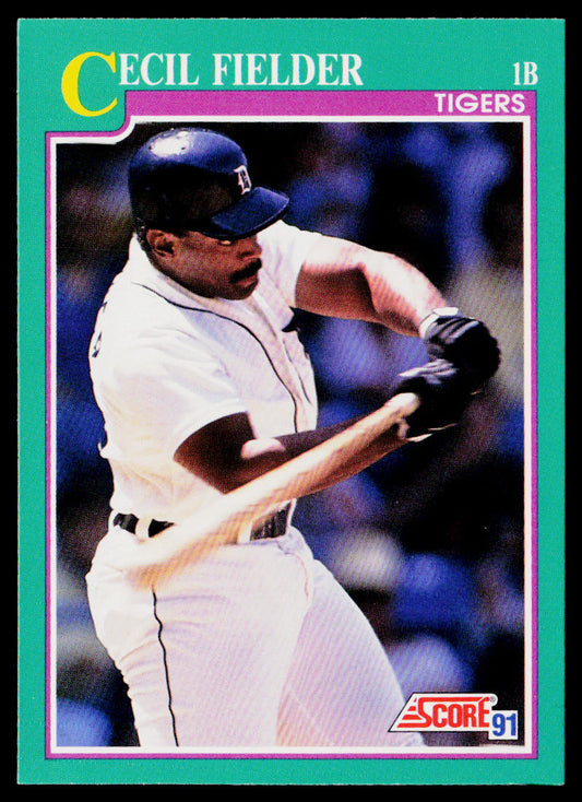 Cecil Fielder 1991 Score #168 Detroit Tigers