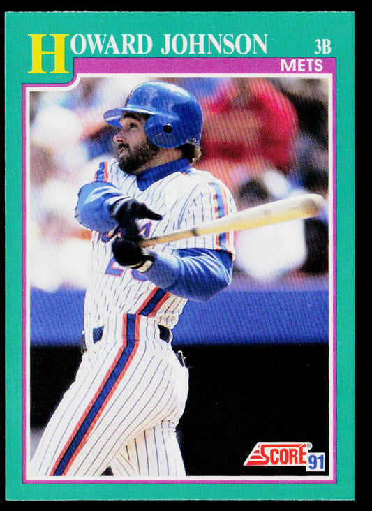 Howard Johnson 1991 Score #185 New York Mets