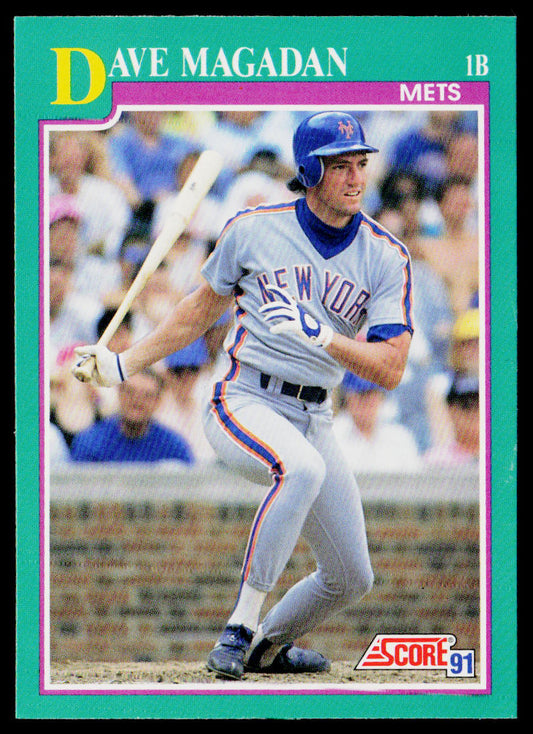 Dave Magadan 1991 Score Promos #190 New York Mets