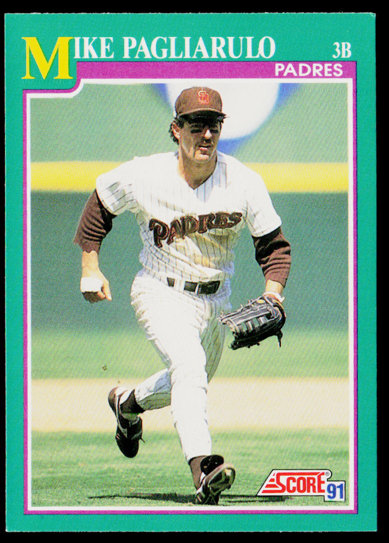 Mike Pagliarulo 1991 Score Promos #199 San Diego Padres