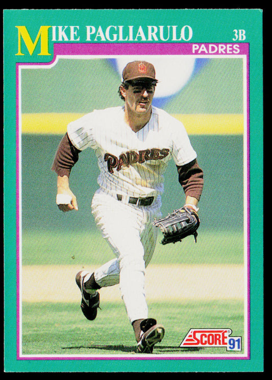 Mike Pagliarulo 1991 Score Promos #199 San Diego Padres