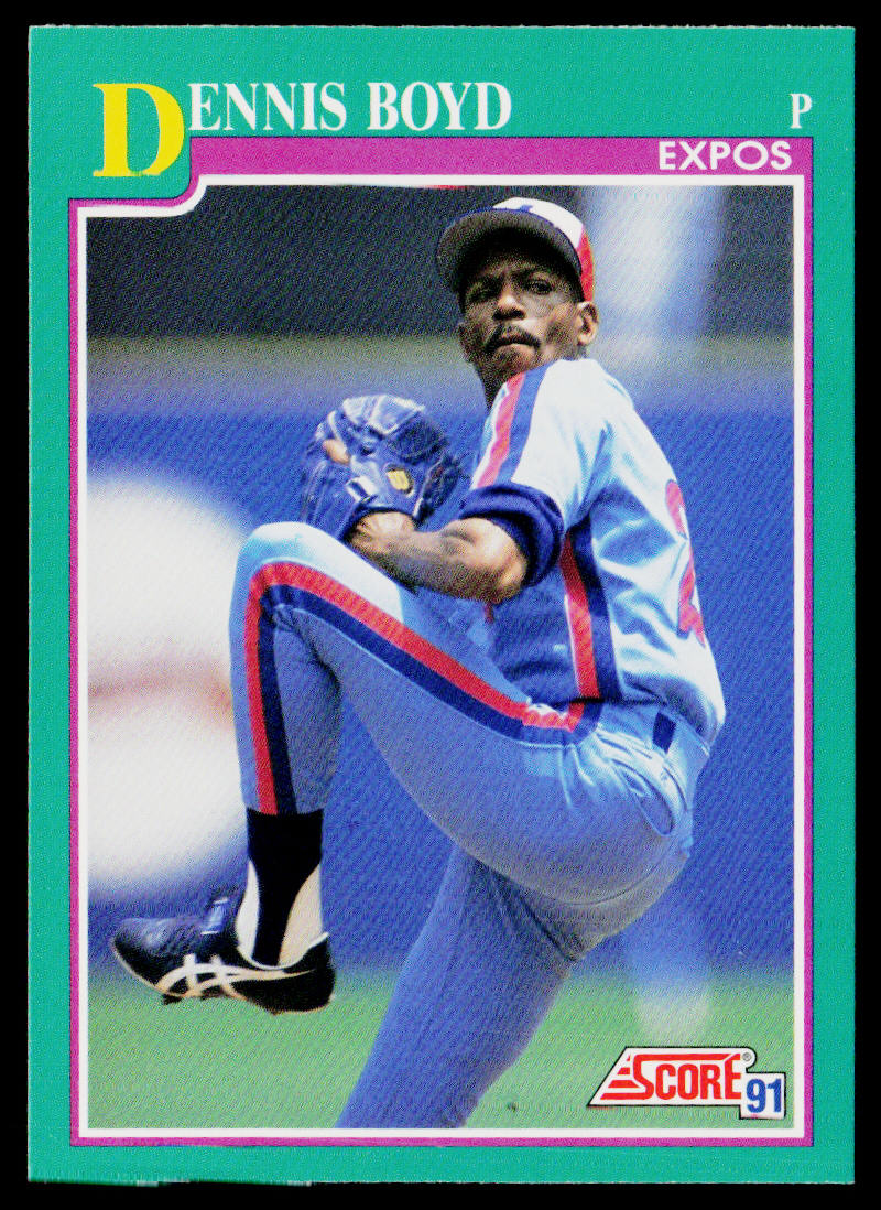 Dennis Boyd 1991 Score #202 Montreal Expos