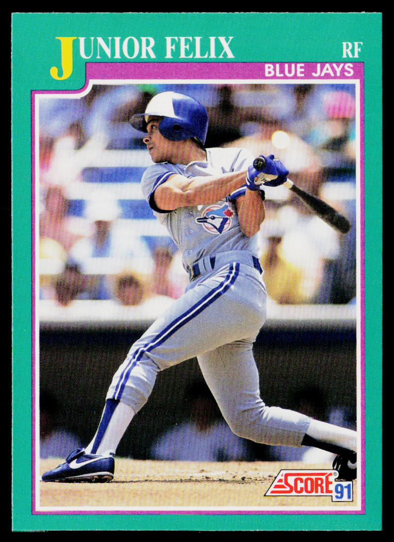 Junior Felix 1991 Score #203 Toronto Blue Jays