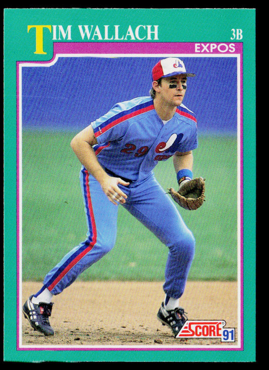Tim Wallach 1991 Score #210 Montreal Expos