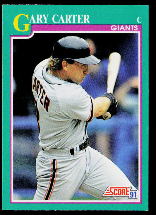 Gary Carter 1991 Score #215 San Francisco Giants