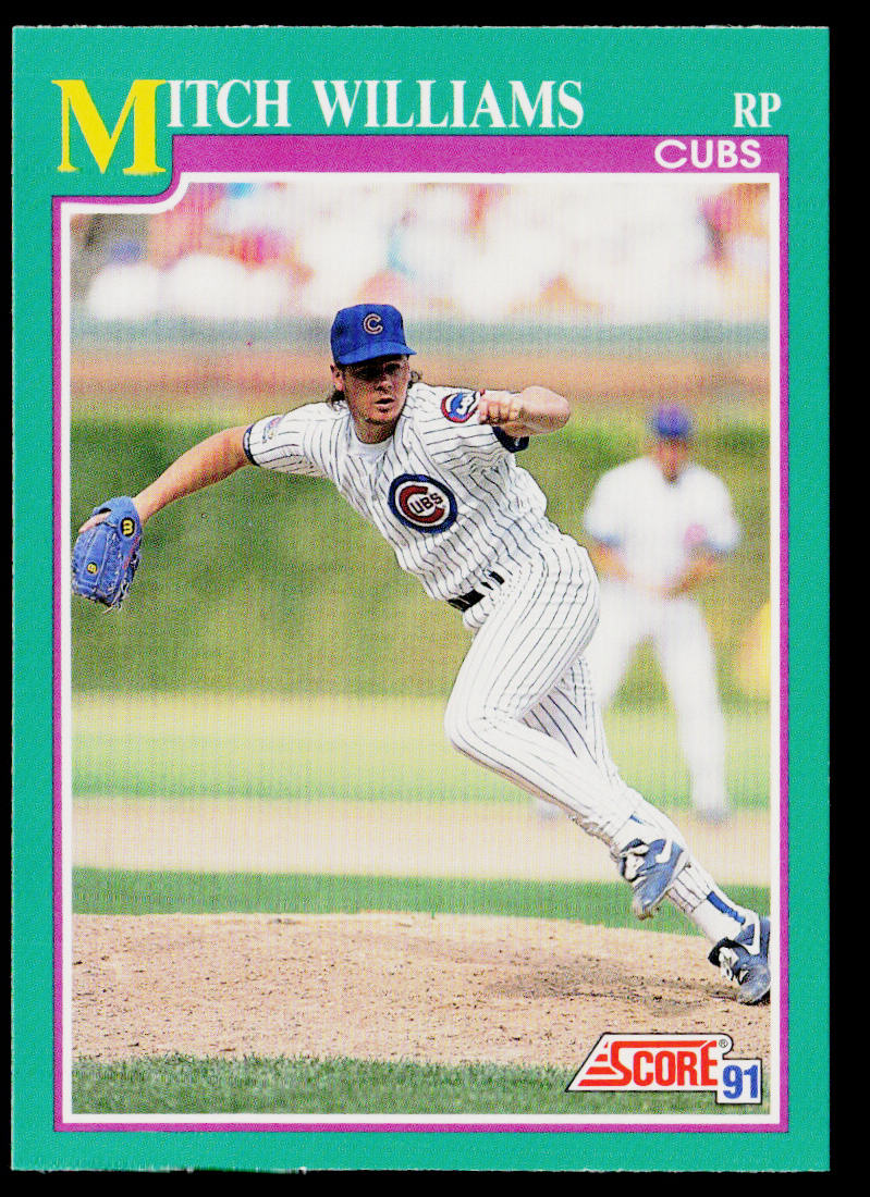 Mitch Williams 1991 Score #220 Chicago Cubs