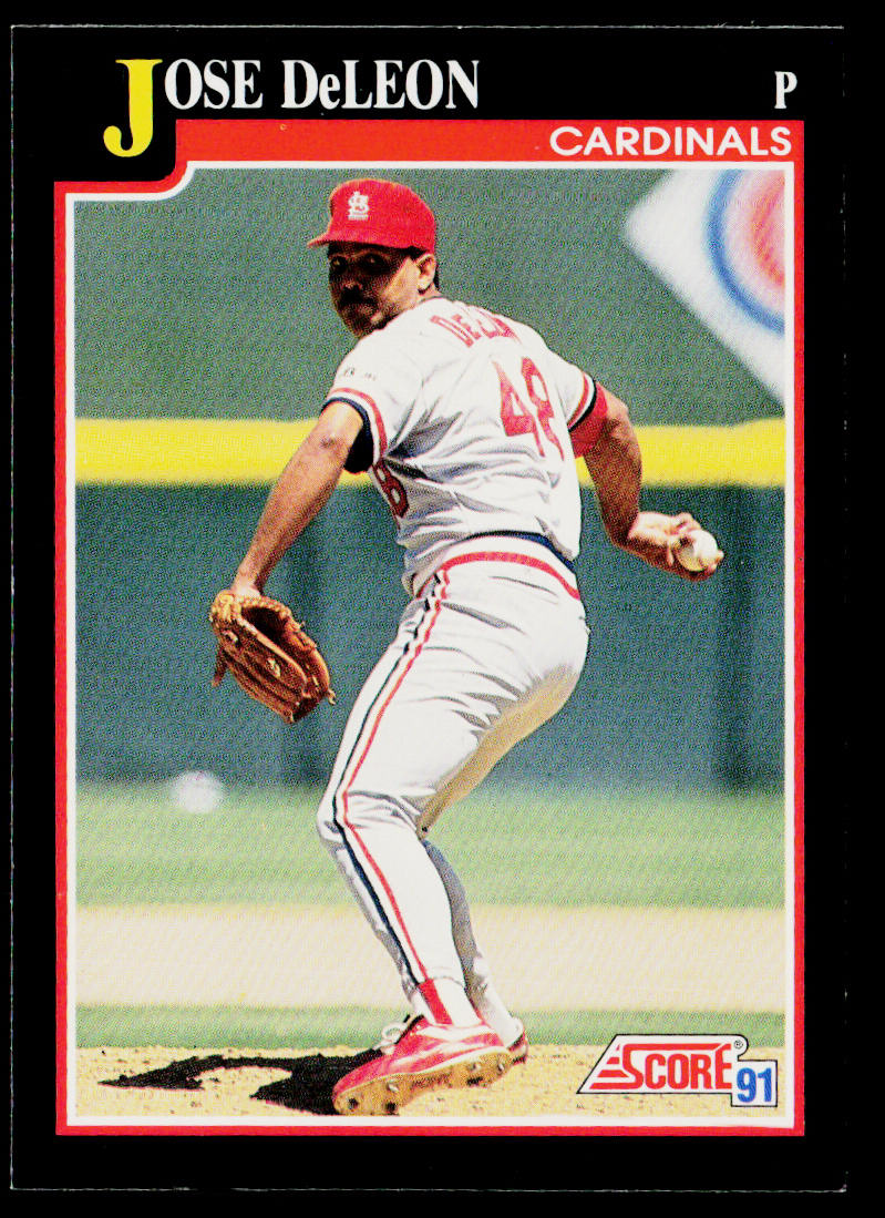 Jose DeLeon 1991 Score #221 St. Louis Cardinals