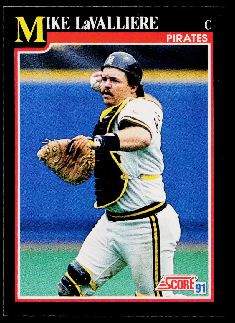 Mike LaValliere 1991 Score #222 Pittsburgh Pirates