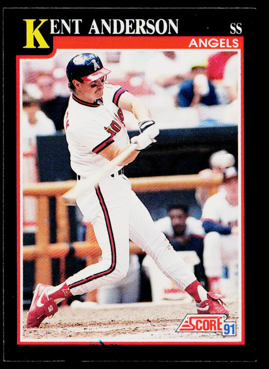 Kent Anderson 1991 Score #224a California Angels