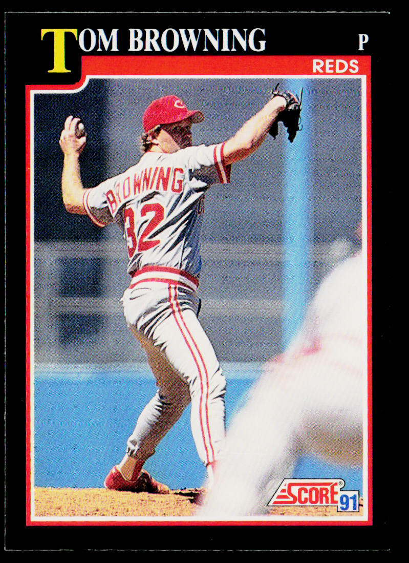 Tom Browning 1991 Score #229 Cincinnati Reds