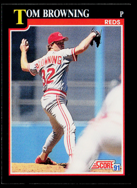 Tom Browning 1991 Score #229 Cincinnati Reds