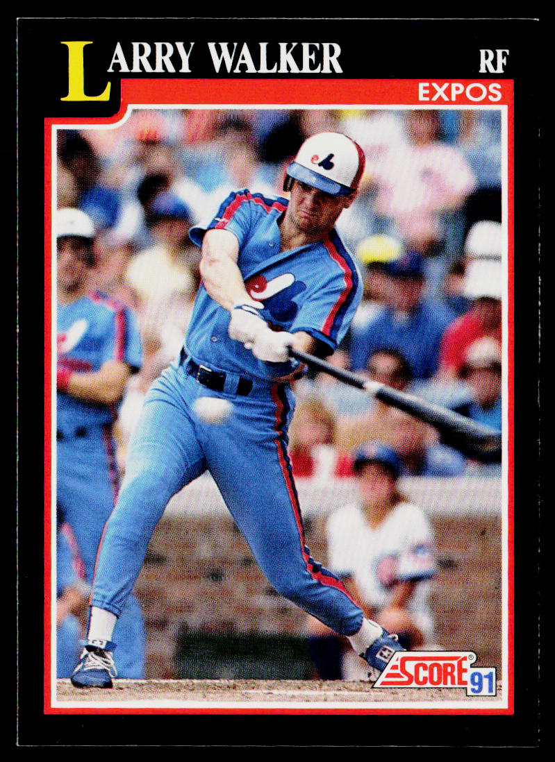 Larry Walker 1991 Score #241 Montreal Expos