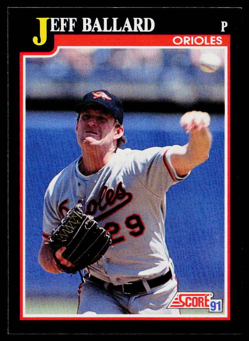 Jeff Ballard 1991 Score #243 Baltimore Orioles