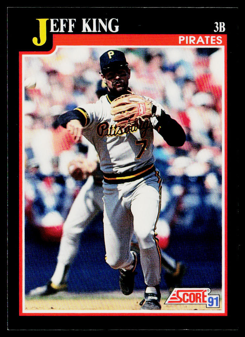 Jeff King 1991 Score #244 Pittsburgh Pirates